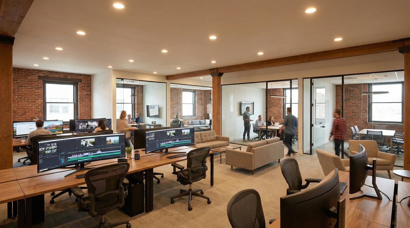 黑料视频公司办公环境